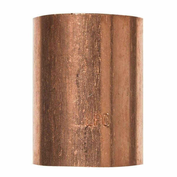 Sticky Situation 1.5 x 1.5 in. Dia. Sweat Copper Coupling with Stop ST2739196